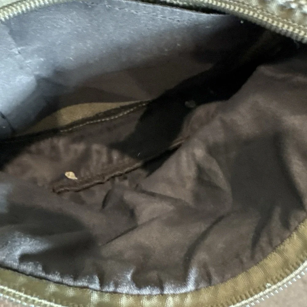 Portage Travel Gear Olive Canvas Backpack With Brown Leather Accents Multiple Co